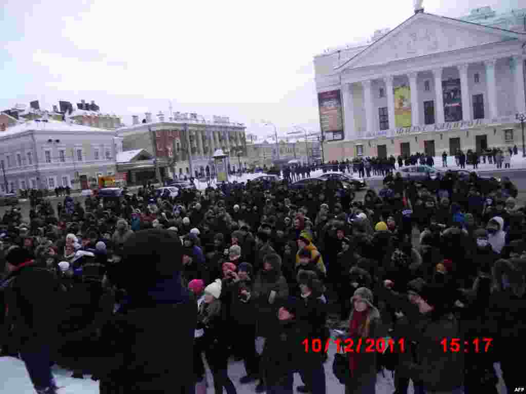 10 декабря, Казань – митинг потербовал перевыборов