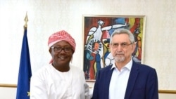 Umaro Sissoco Embaló e Presidente de Cabo Verde, Jorge Carlos Fonseca