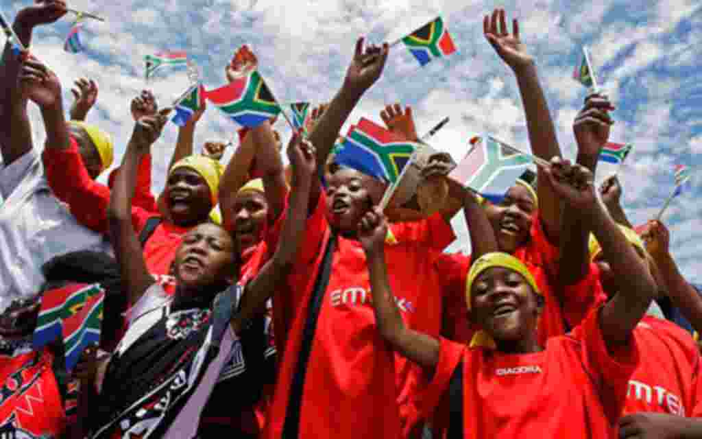 El Mundial de fútbol en Sudáfrica.