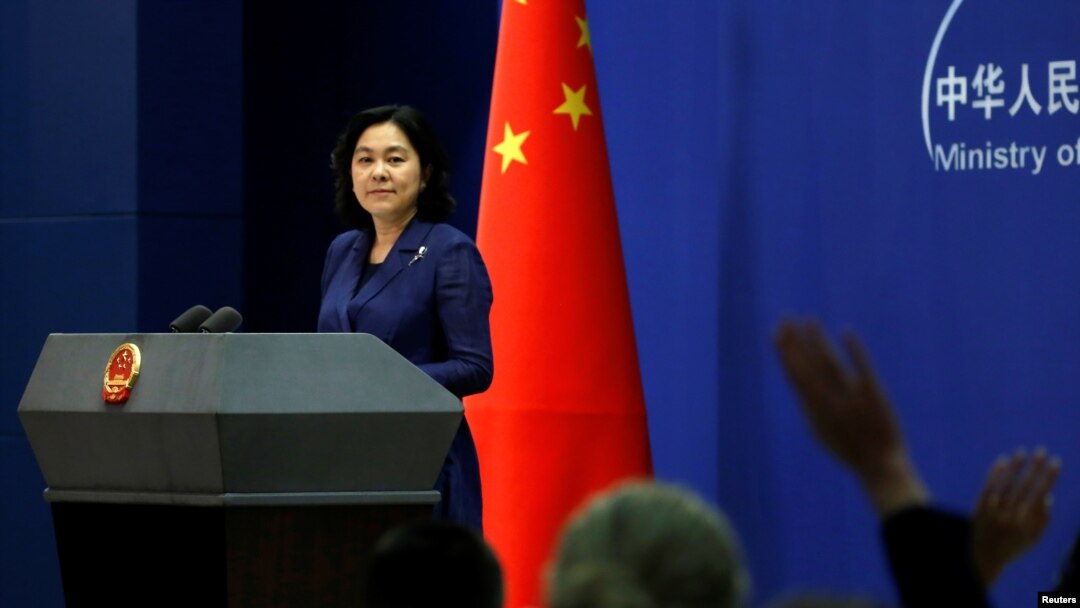 Phát ngôn viên Bộ Ngoại giao Trung Quốc - Hoa Xuân Oánh.