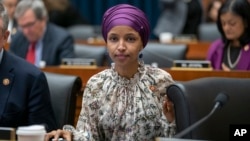 Anggota DPR AS dari negara bagian Minnesota, Ilhan Omar (foto: dok). 