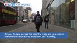 VOA60 Addunyaa - People in Britain woke up to a second nationwide coronavirus lockdown