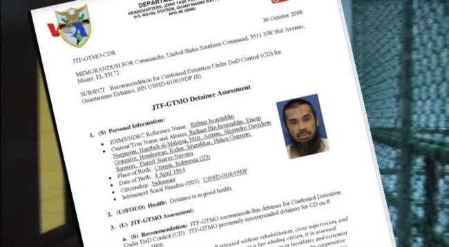 Belum Jelas Kapan Hambali Keluar Penjara Guantanamo