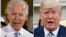 Bivši potpredsjednik Joe Biden i predsjednik Donald Trump 