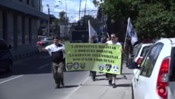 Protest ratnih veterana u Sarajevu