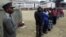 Voters waiting to cast their ballots outside a polling station in Harare recently.