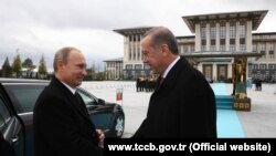 Tổng thống Nga Vladimir Putin và Tổng thống Thổ Nhĩ Kỳ Recep Tayyip Erdogan