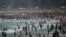 People enjoy the Ipanema beach amid the new coronavirus pandemic in Rio de Janeiro, Brazil, Sept.6, 2020.