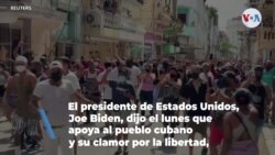 Biden: "Estados Unidos hace un llamado al régimen cubano para que escuche a su pueblo"