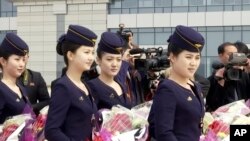 北韓高麗航空公司開始2017年3月28號平壤至丹東包機航線。(資料圖片)