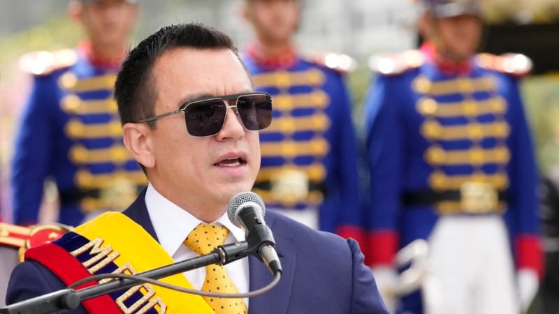 Presidente Noboa denuncia “berrinche” de Maduro.