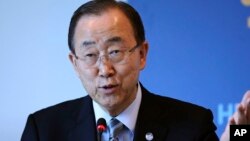 Ban Ki-moon, babban sakataren Majalisar Dinkin Duniya ko MDD, a takaice