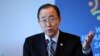 United Nations Secretary General Ban Ki-moon speaks during a side event entitled: "Mayor’s Focus Session: Cities’ Response to Migration" at the the World Humanitarian Summit in Istanbul, Tuesday, May 24, 2016.