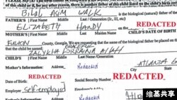 Birth certificate granted to parents of baby ZalyKha Graceful Lorraina Allah