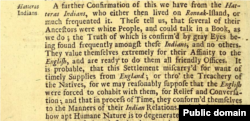 Detail from "The first voyage to Roanoke, 1584 : the first voyage made to the coasts of America, with two barks, wherein were Captains M. Philip Amadas and M. Arthur Barlowe, who discovered part of the countrey now called Virginia, anno 1584."