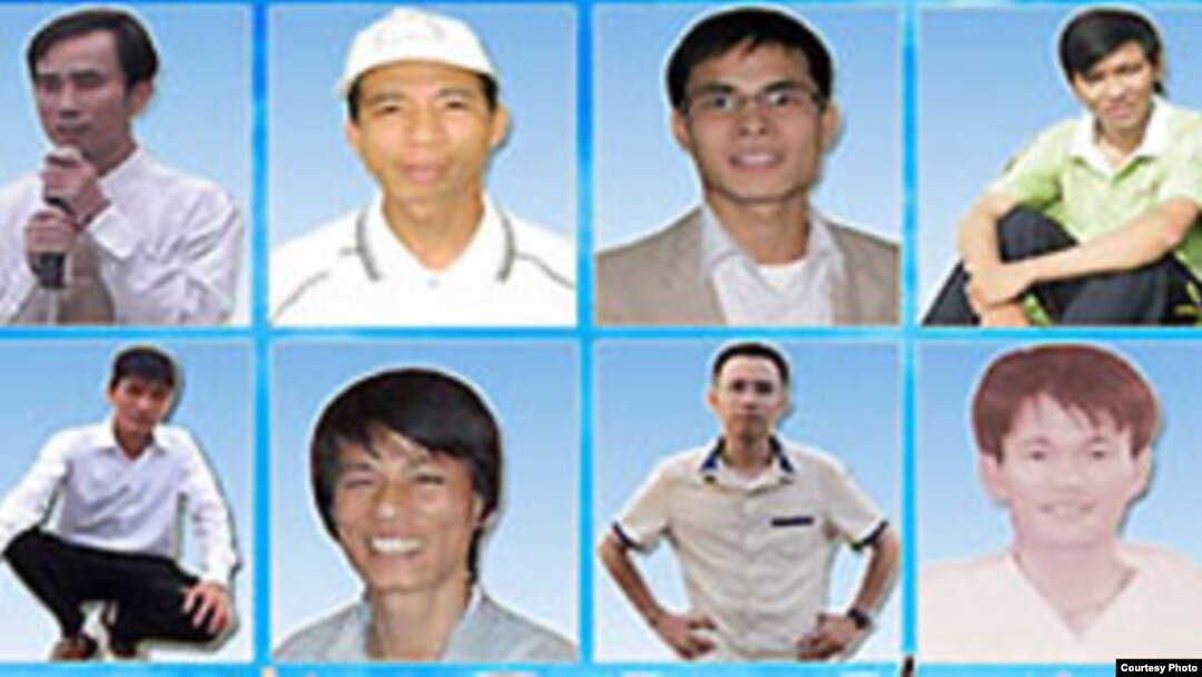 14 thanh niên Công giáo và Tin Lành bị cáo buộc 'thực hiện các hành động nhằm lật đổ chính quyền' (ảnh: thanhnienconggiao)