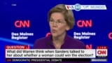 Manchetes Mundo 15 Janeiro 2020: Warren sustenta que mulher pode bater Trump