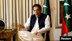 د پاکستان پخوانی صدراعظم عمران خان 