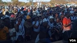 Highlanders FC supporters at the Clubhouse on Sunday