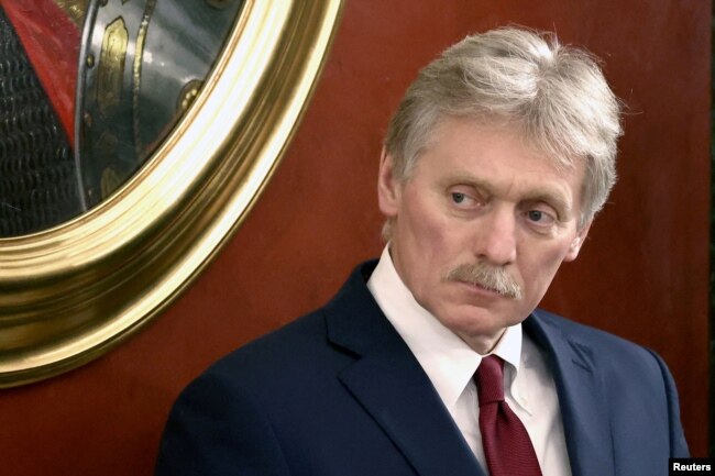 Kremlin sözcüsü Dimitri Peskov, Moskova'da katıldığı bir basın toplantısında