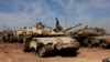 اسرائیل حماس جنگ میں غزہ میں اسرائیلی ٹینک؛ فائل فوٹو اے ایف پی