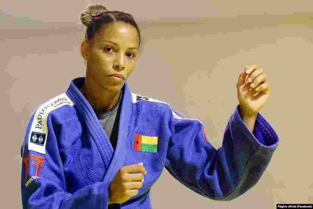 Taciana Lima, judoca da Guiné-Bissau
