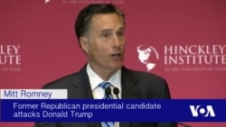 Romney Denounces Trump as 'Phony,' 'Fraud'
