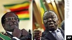 Zimbabwean President Robert Mugabe and opposition leader Morgan Tsvangirai