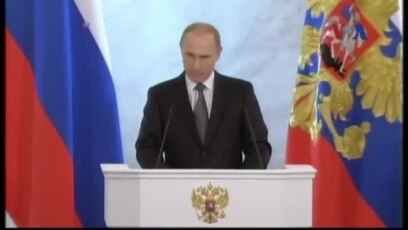 Tổng thống Putin bênh vực việc sáp nhập Crimea