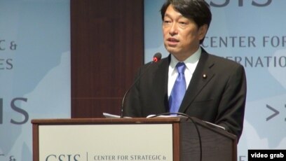 日本防卫大臣 决不容忍武力改变现状