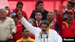 El presidente en disputa Nicolas Maduro aseguró que la oficialista Asamblea Nacional Constituyente es la "mayor garantía de estabilidad política".