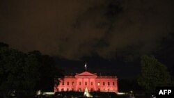 Beyaz Saray Pembelere Büründü