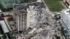 ARCHIVO: Vista aérea muestra el edificio parcialmente colapsado de Surfside, Florida, el 24 de junio de 2021. Foto Reuters.