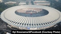 Kampanye Akbar Prabowo-Sandi di Gelora Bung Karno, Jakarta, 7 April 2019. (Foto: Oyi Kresnamurti/Facebook)