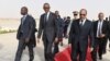 Le président mauritanien Mohamed Ould Abdel Aziz et le président Kagame à Nouakchott en Mauritanie le 29 juin 2018. (Twitter/Presidency Rwanda)