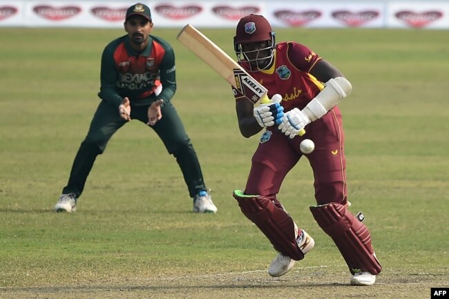 بنگلہ دیش کے خلاف ویسٹ انڈیز کا کوئی بھی کھلاڑی بڑی اننگز نہ کھیل سکا۔