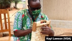 Emmanuel Yao Aziakéssé, 1er vice-président de l’AHVCD et membre fondateur de l’orchestre Lomé, 14 août 2020. (VOA/Kayi Lawson)