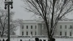 Снегопад в Вашингтоне