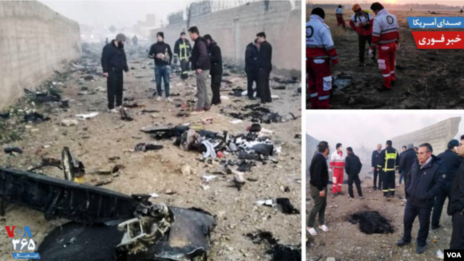 سقوط هواپیما اوکراینی در ایران
