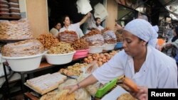 Une pâtisserie à Rabat (8 juillet 2013)