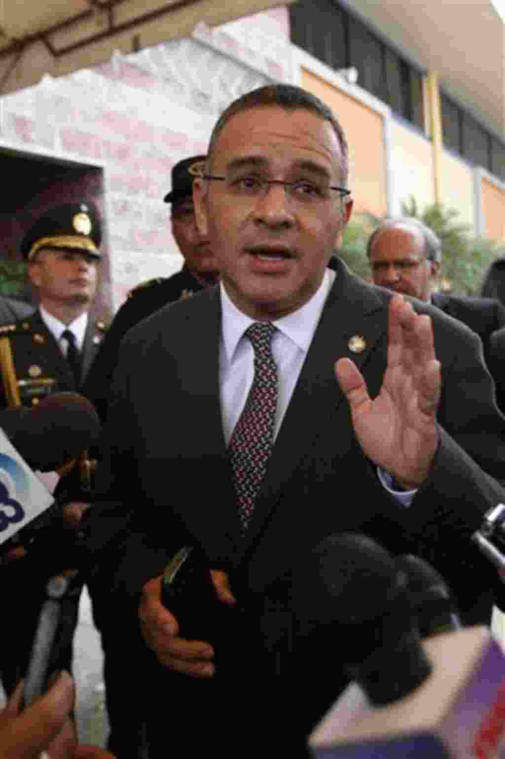 Mauricio Funes, presidente de El Salvador.