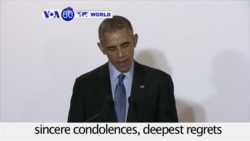 VOA60 World PM - Obama expresses "our sincerest condolences and deepest regrets over the Okinawa incident
