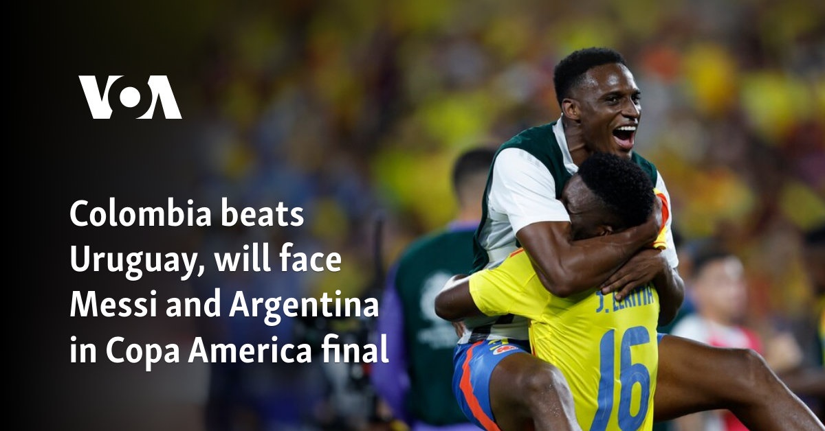 Colombia beats Uruguay, will face Messi and Argentina in Copa America final