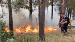 North Macedonia firefighter