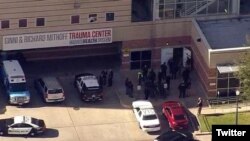 El tiroteo se presentó en la zona administrativa y de farmacias del Hospital.