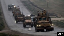 叙利亚北部的美国军车队（2018年12月30日）