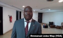 Le maire de Meiganga Aboubacar Kombo à Yaoundé, au Cameroun, le 30 mai 2017. (VOA/Emmanuel Jules Ntap)