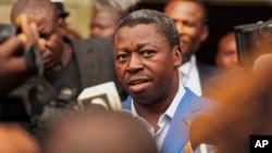 Le président du Togo, Faure Gnassingbe, le 25 avril 2015. (AP Photo/Erick Kaglan)