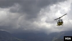 Yon elikoptè twoup mentyen lapè Nasyonzini, Minustah. (Foto achiv UN Photo/Logan Abassi)