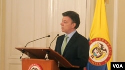 Santos reiteró su mensaje de apoyo a los exportadores colombianos, que podrían verse afectados de no aprobarse el acuerdo.